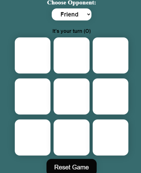 Tic Tac Toe Game